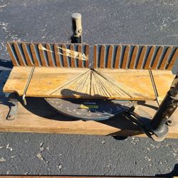 Vintage Miter Box And Saw 