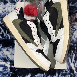 Jordan 1 Retro Low OG SP Travis Scott Olive