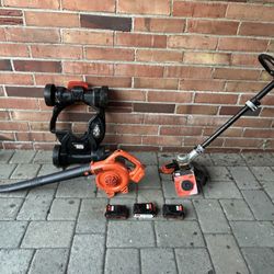 BLACK+DECKER Combination String Trimmer, Lawn Mower, Edger and Blower