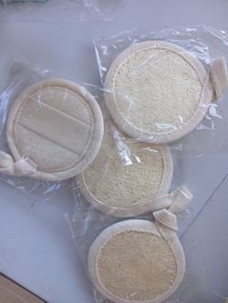 New mini loofah sponges scrubbers $1.50 each