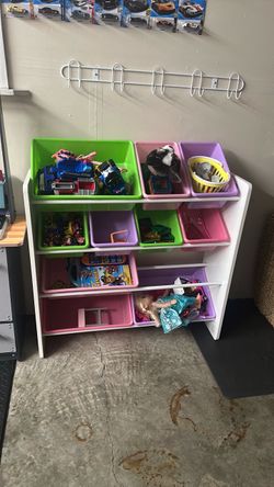 Kids Toy Storage Organizer with Bins