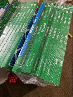 60 filtros de aire Filterbuy 20x20x1 MERV 13 nuevos y sellados