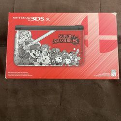 Nintendo 3ds Xl Super Smash Bros Red Edition 