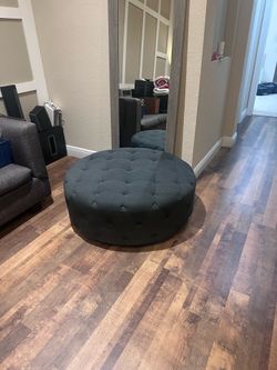 Ottoman 40 inches across by 14 inches high