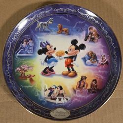 Bradford Exchange Magical Disney Moments Falling In Love Plate 