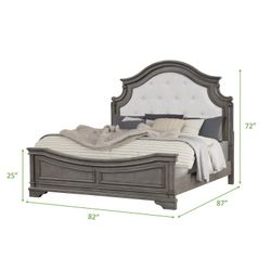 No Down Payment !! Queen and King Size Wooden Bed Frame With Mattres, Free Delivery