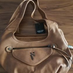 NWT Simply Vera Wang Dark Tan Sidekick Satchel Purse