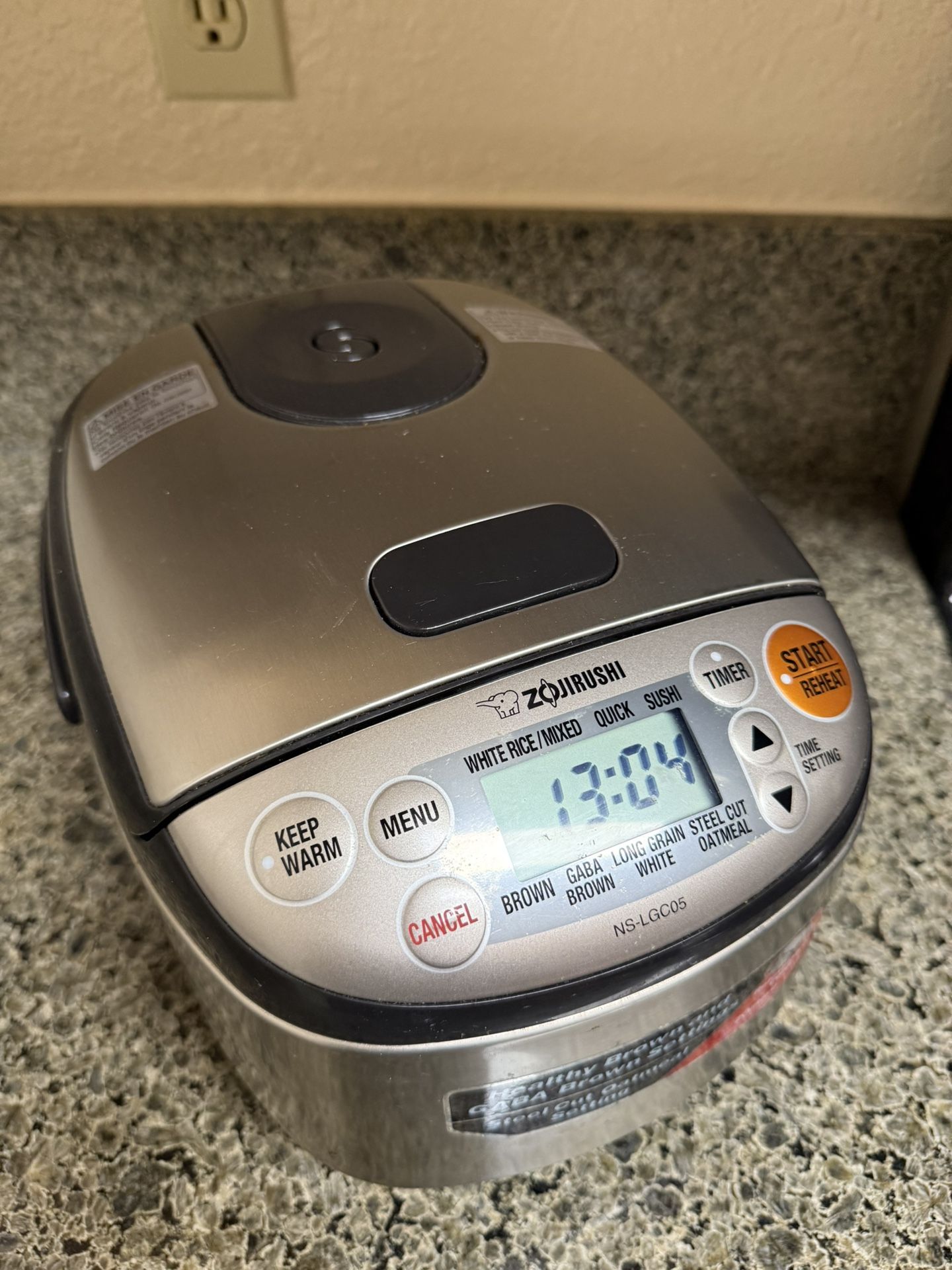 Zojirushi 3-Cup Rice Cooker (NS-LGC05) - $80 OBO