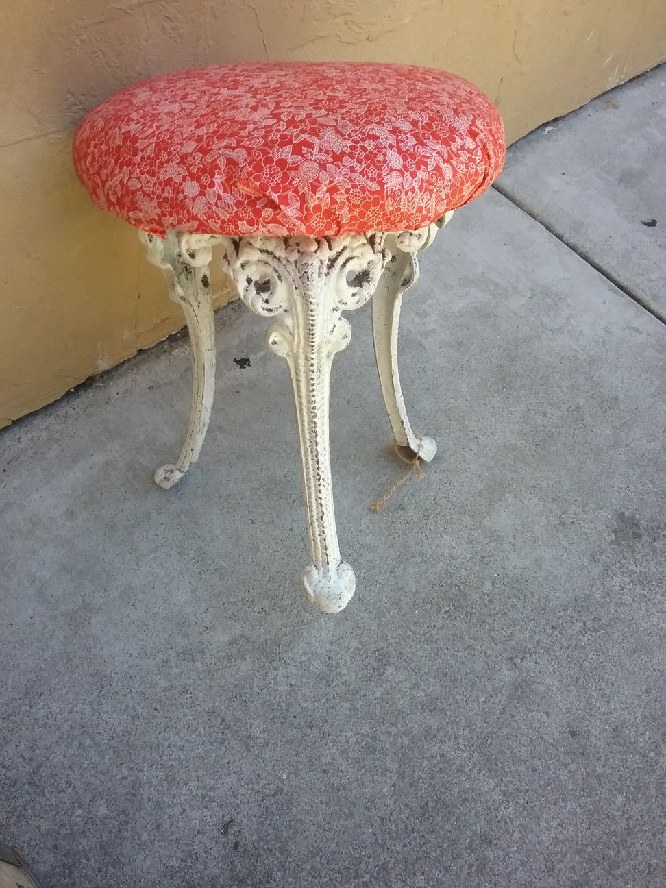 SMALL iron stool