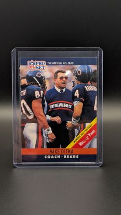 Mike Ditka Pro Set NFL Trading Card Bears Coach