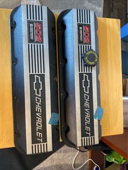 GM 502 Valve Covers Big Block Chevy ZZ502 Crate Engine BBC 1(contact info removed)