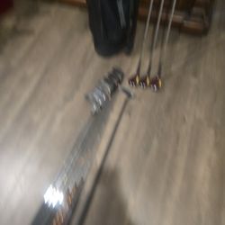 SPALDING GOLF CLUBS WITH GOLF BAG (11 CLUBS SET)GREAT GOLF SET FOR BEGINNERS 