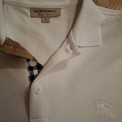 Men Burberry Polo Shirt Size M New