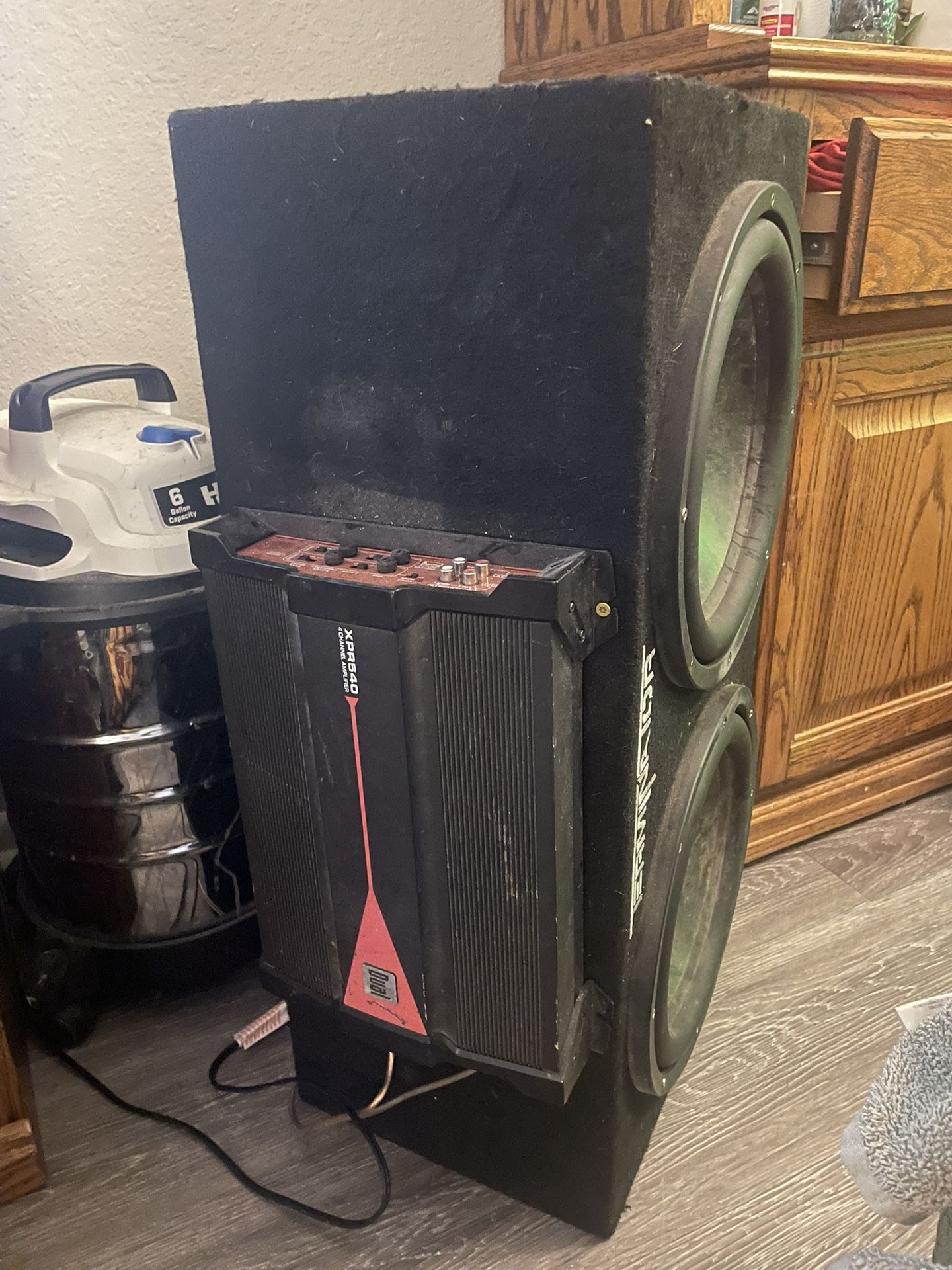 Mtx Terminator 12” W/ 1000watt Dual Amp