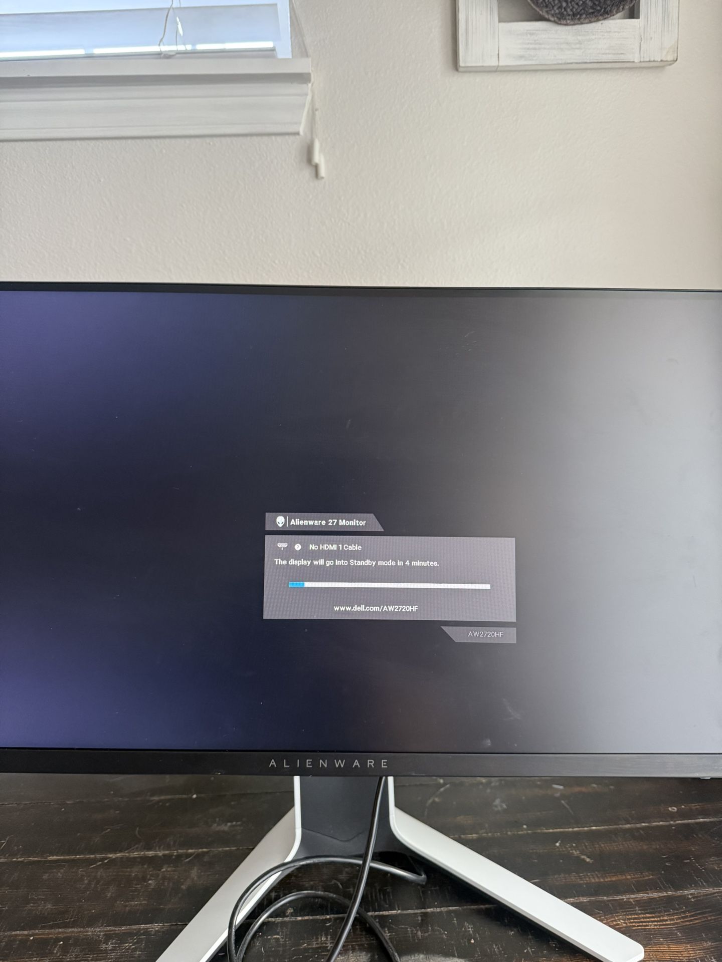ALIENWARE 27” gaming monitor!