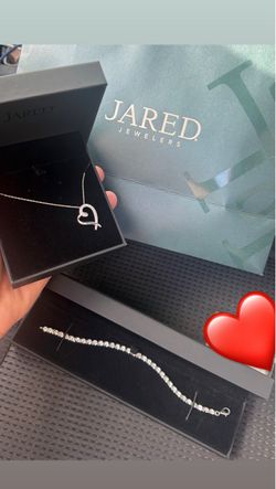 Diamond Necklace and bracelet