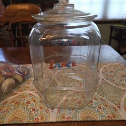 vintage Lance cracker jar 1940s 