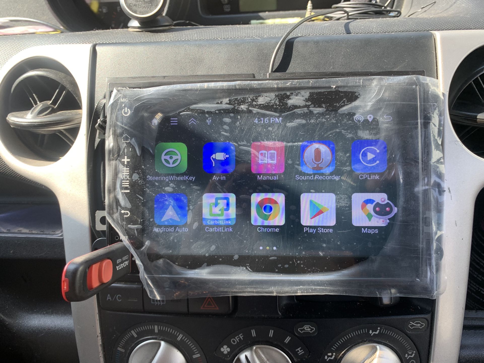 esterio De Pantalla Tiene Navegandor Bulto Car Plya Android