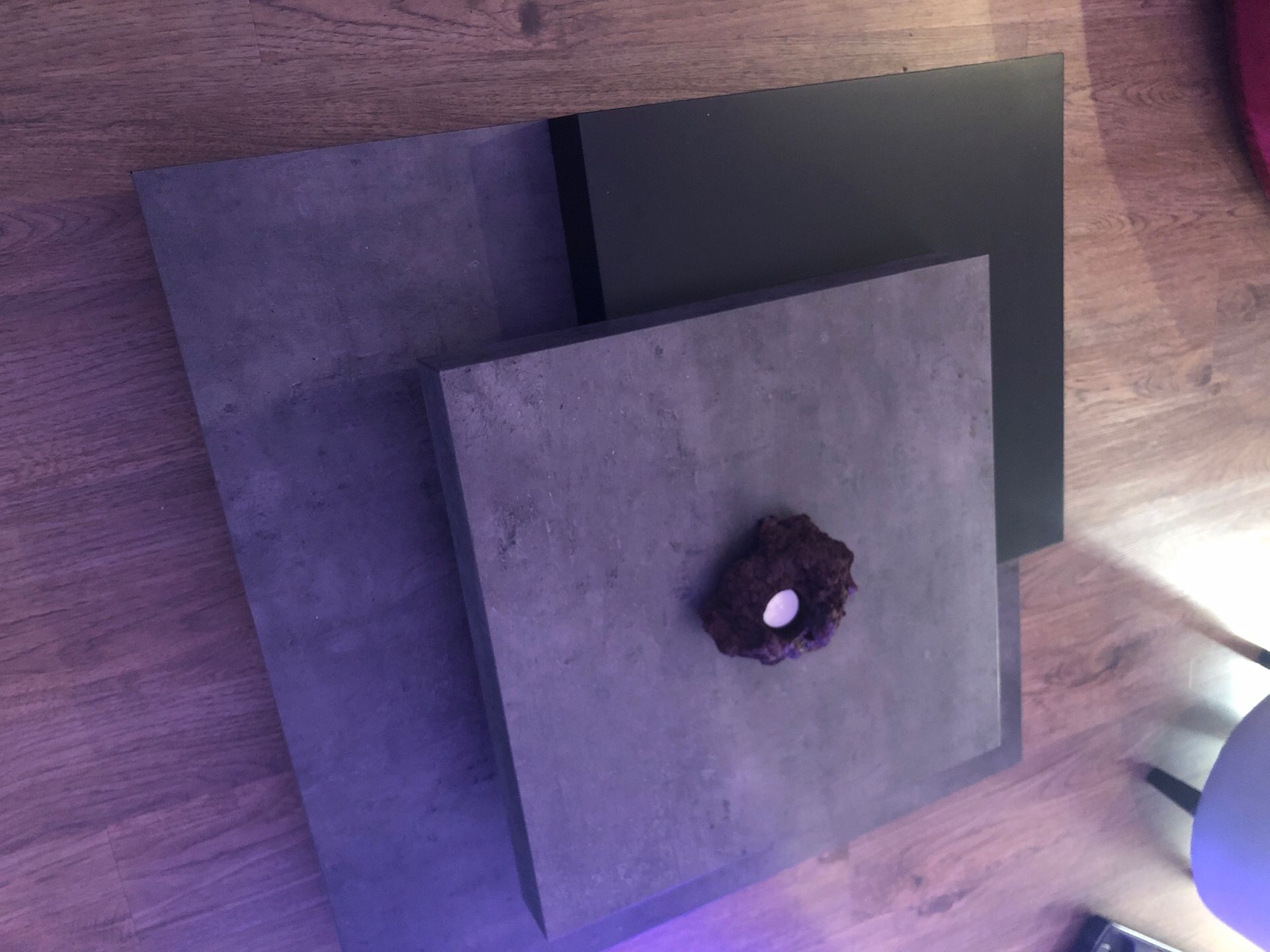 Black and Gray Coffee Table
