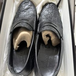 Guccissima leather driver Size 8