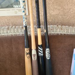 Baseball Wood Bats For Sale 34in And 33.5in