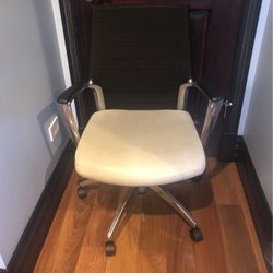 White And Brown Office Chair