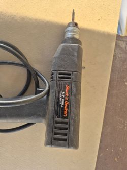 Black and Decker drill.