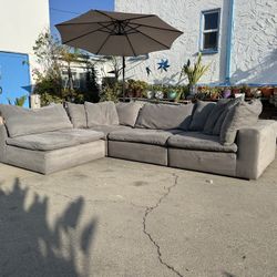 4 Pcs Modular Cloud Couch Dupe Sectional