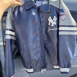 Full Leather MLB Genuine Merchandise Yankee Jacket Mens 