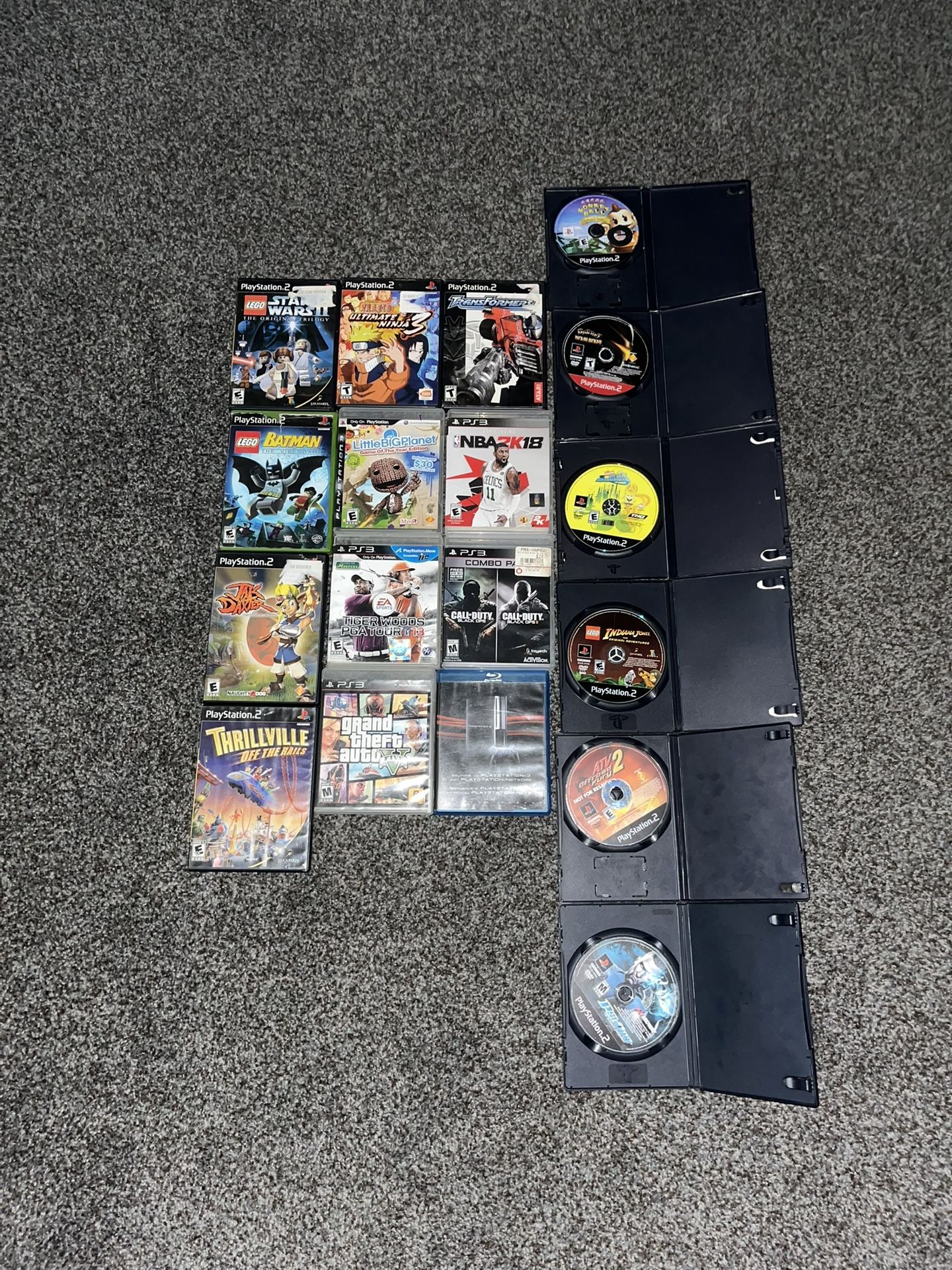 Ps2 and ps3 games