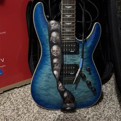 Shecter guitar and amp