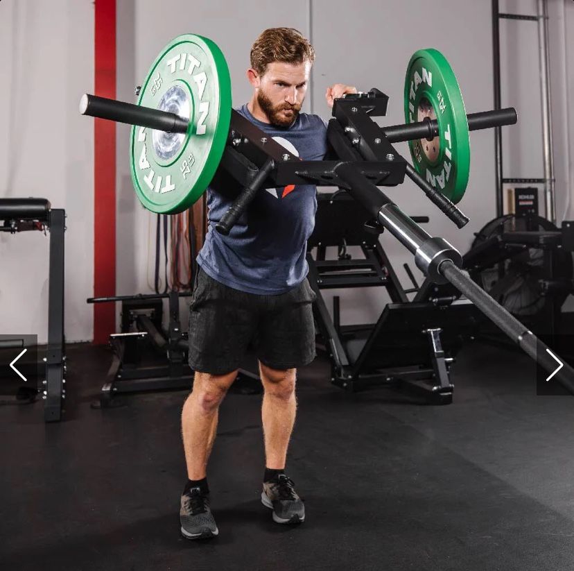 Titan Fitness Linebacker Squat Landmine Equipment