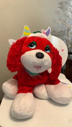 Vintage Sugar Loaf Christmas Puppy Toy 11”
