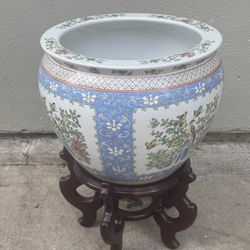 Vintage Chinese Porcelain Planter