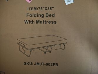 Folding Bed with Mattress