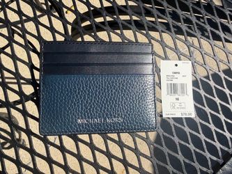 Michael Kors Navy Cardholder Wallet Cooper