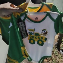 3 Pack Of Oregon Duck Onsies 12 Months