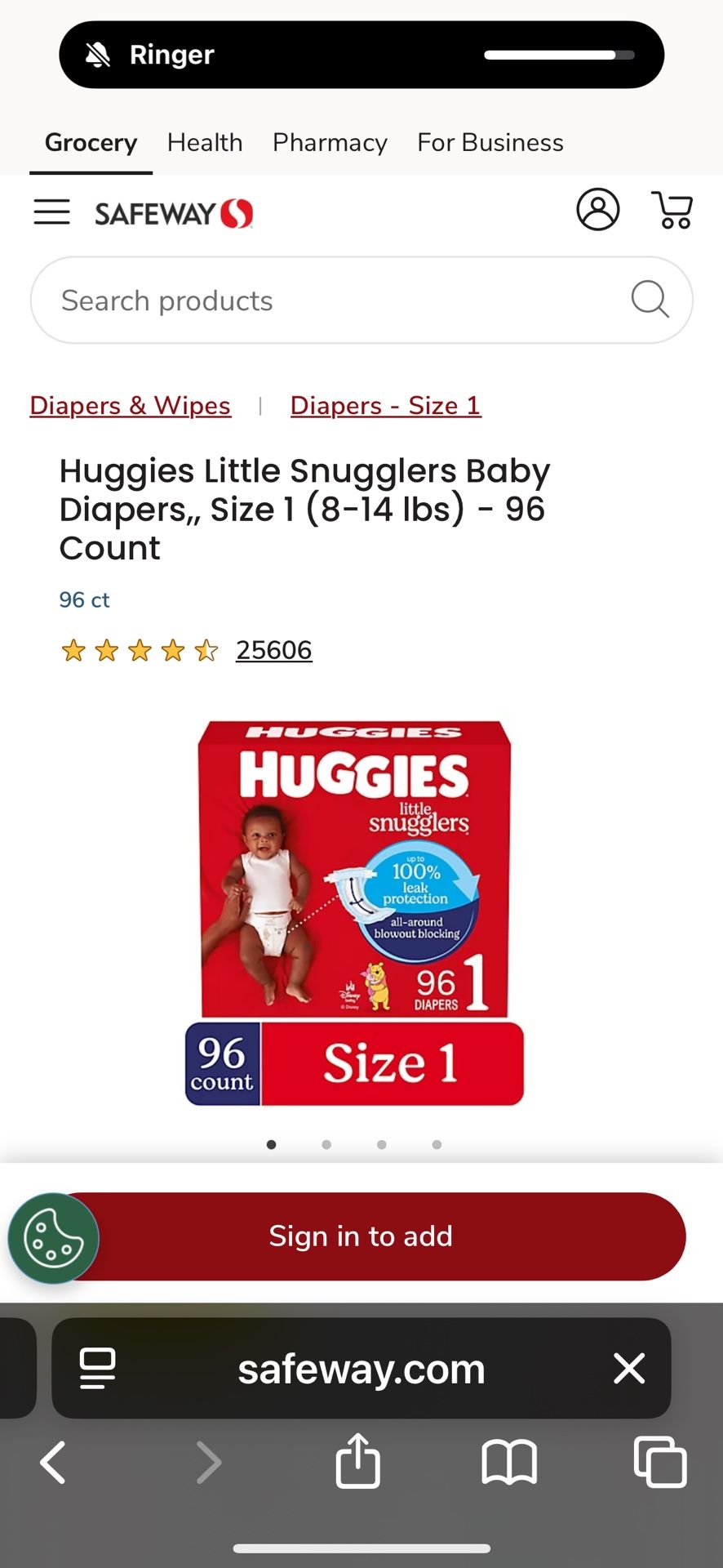 Huggies Size 1 