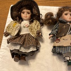 Vintage Porcelin Dolls