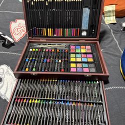 art Supplies, Color Pencils, Paint, Crayons, And Pastels. Used Once 