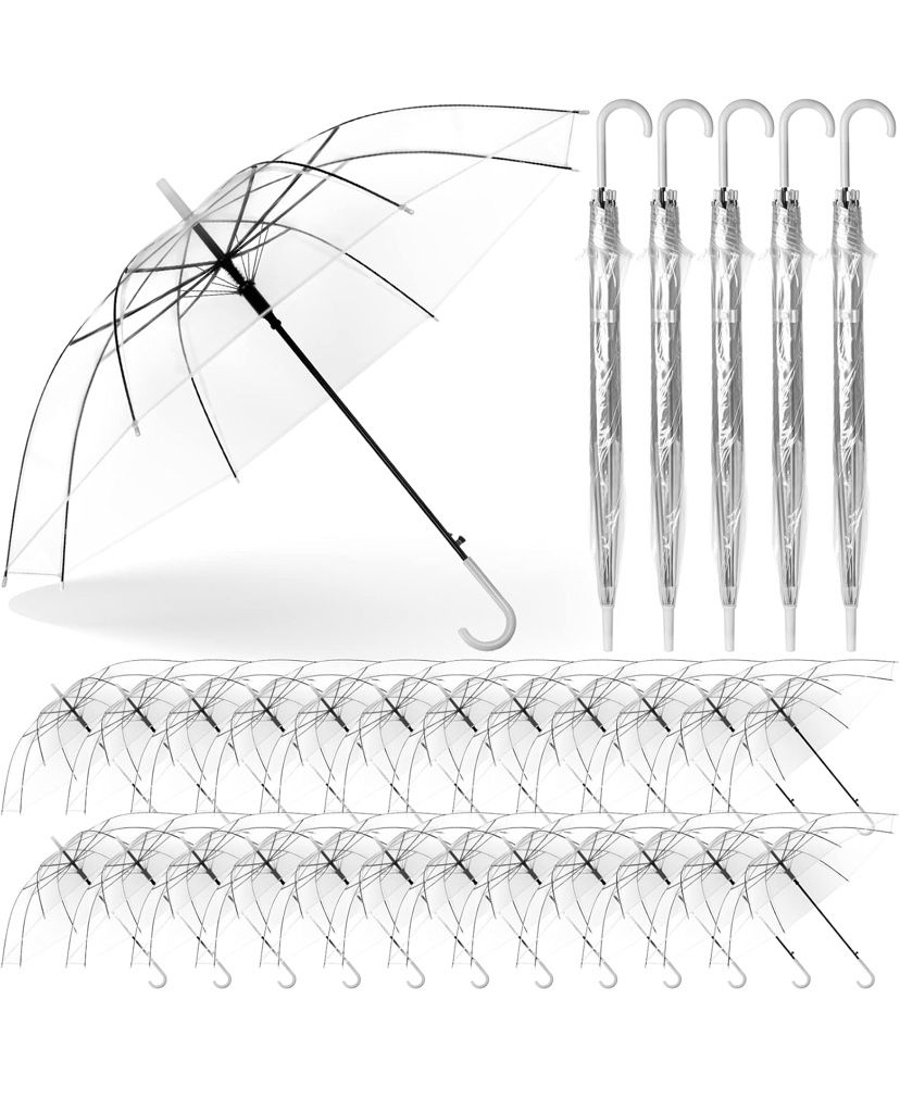 30 Clear Wedding Umbrellas