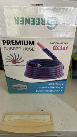 Greener 100ft Hybrid Rubber Hose 5/8” 200psi