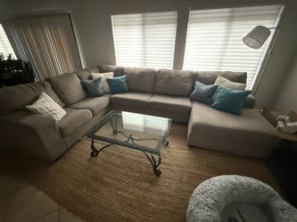Oversized Sectional Sofa Couch with Chase