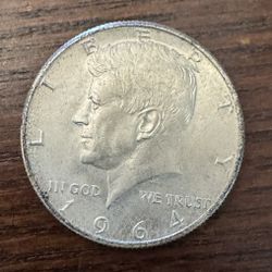 1964 Kennedy Half Dollar Silver 