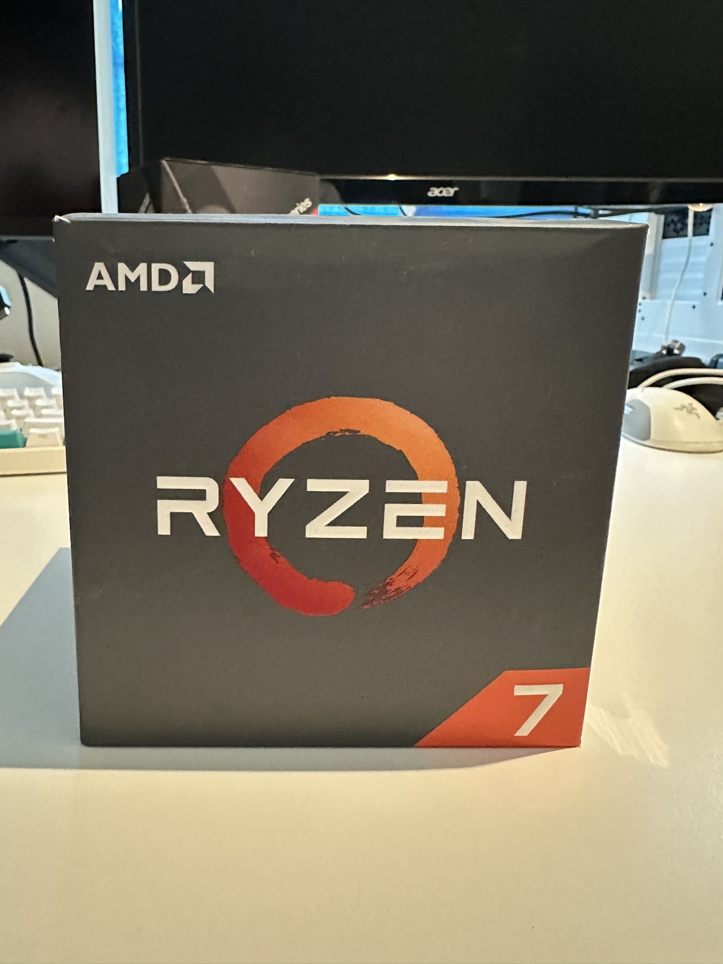 AMD Ryzen 7 2700X Processor AM4 Socket with Wraith Prism LED Cooler