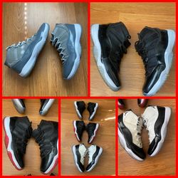 jordan 11’s all size 10 with No Box $60 each OBO