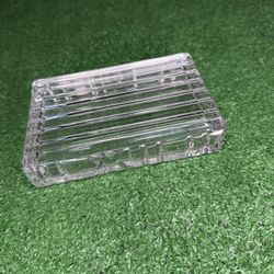 💎 Tiffany & Co. Atlas Crystal Trinket Box – Roman Numerals Design