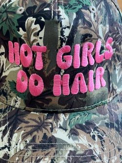 HOT GIRLS DO HAIR Women’s Camouflage Hat