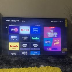onn 50” Class 4K UHD Roku Smart Television