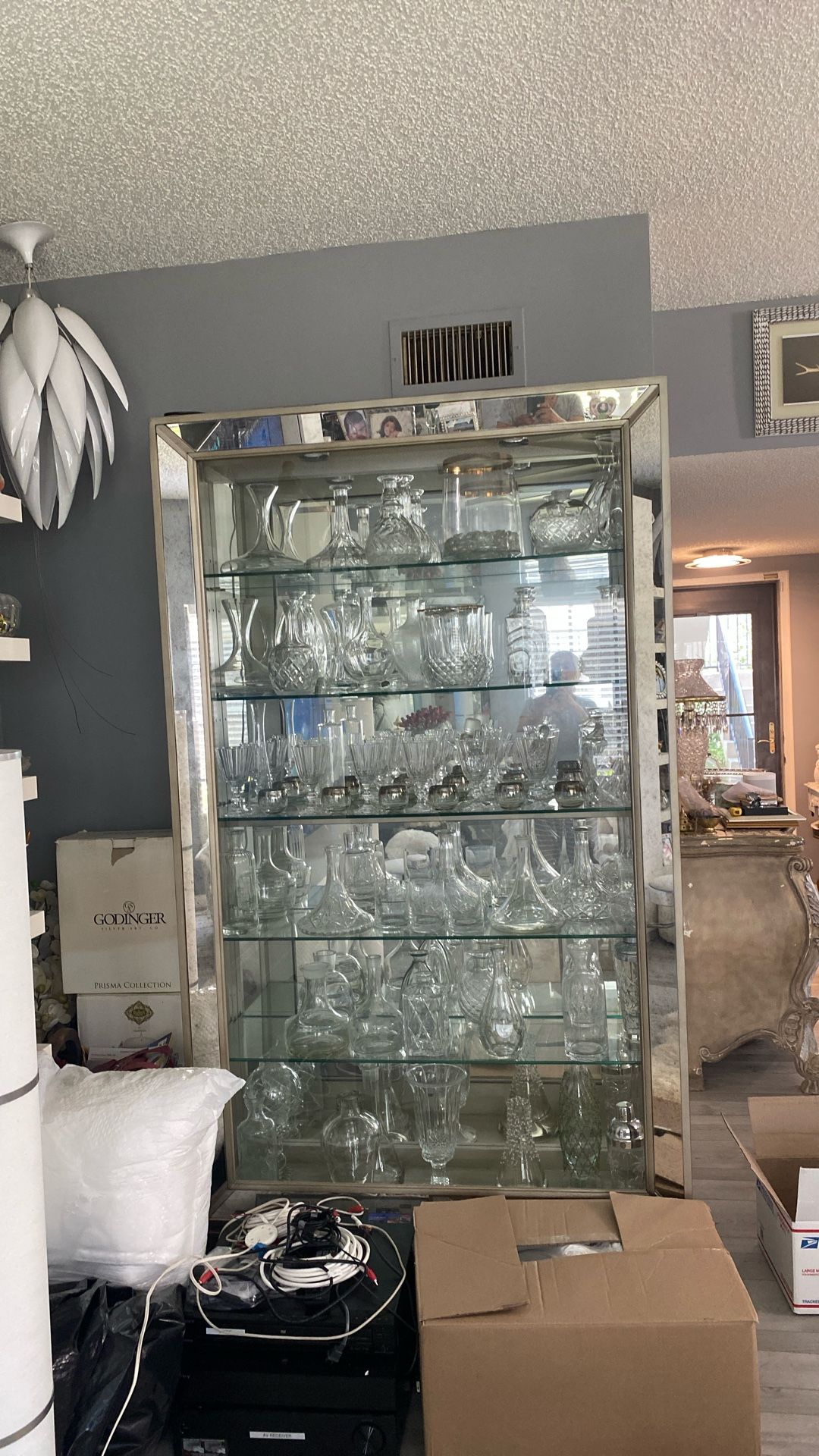 Silver & Glass Shelf